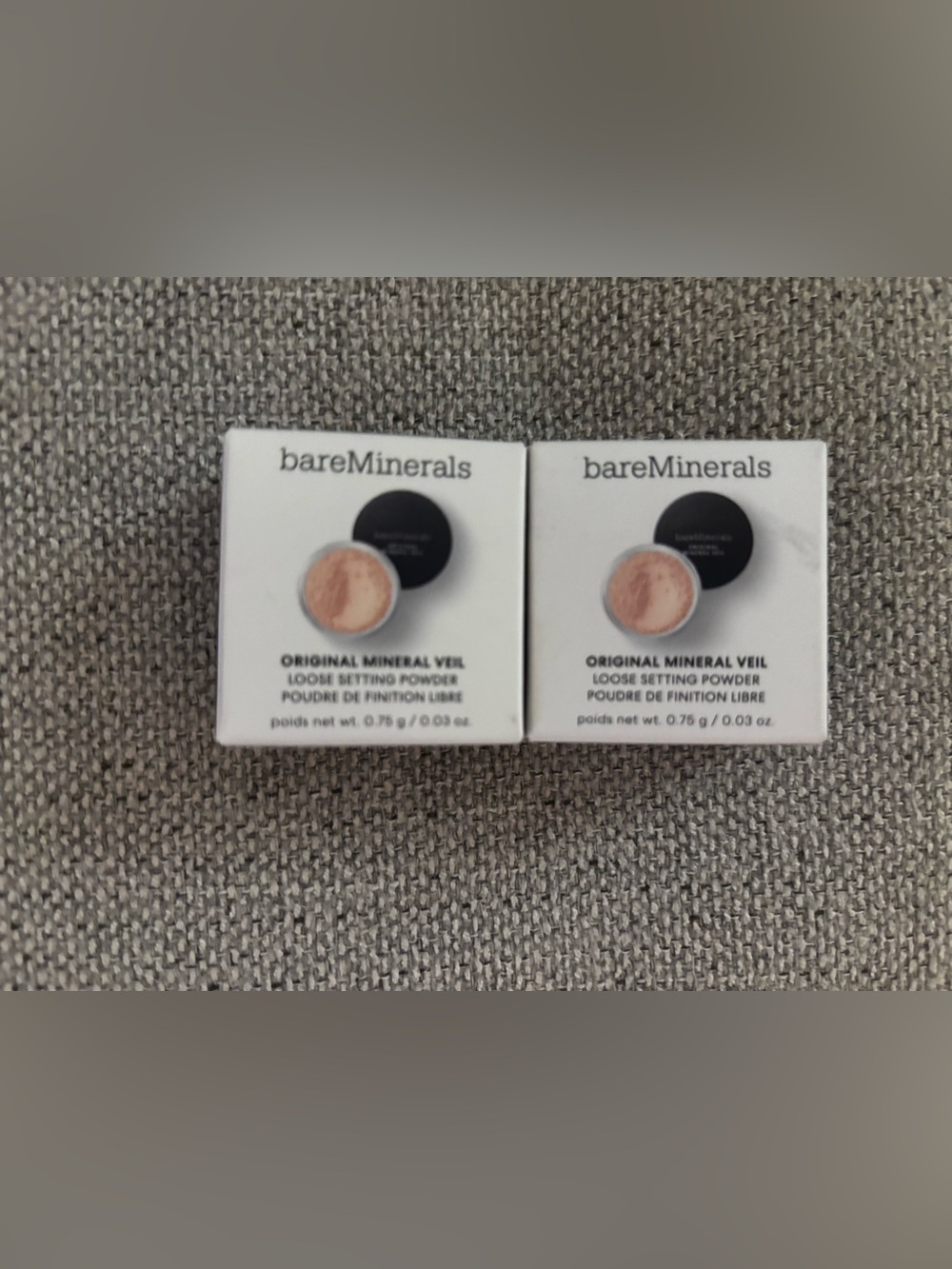 5 items x $25 - 2 bareMinerals Loose Setting Powder Travel size NEW